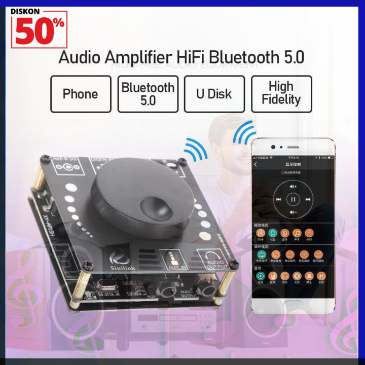 Amplifier Audio HiFi Bluetooth terbaik Audio Perangkat Audio