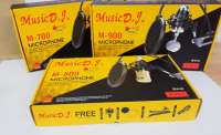 Music D.J. รุ่นM-700 ไมโครโฟน คอนเดนเซอร์+ขาตั้ง+แผ่นกันลม