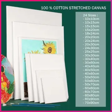 Large DIY Canvas Painting with Free Acrylic Paints and Brush - 9.5x12  inches Canvas Wall Art