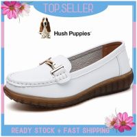 HUSH PUPPIES รองเท้าโลฟเฟอร์ ส้นแบน ขนาดใหญ่ สําหรับผู้หญิง ไซซ์ EU 40 41