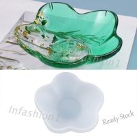 【Ready Stock】 ┋ C14 ✿INF✿ Crystal Epoxy Resin Mold Petal Plate Dish Casting Silicone Mould DIY Making Tool