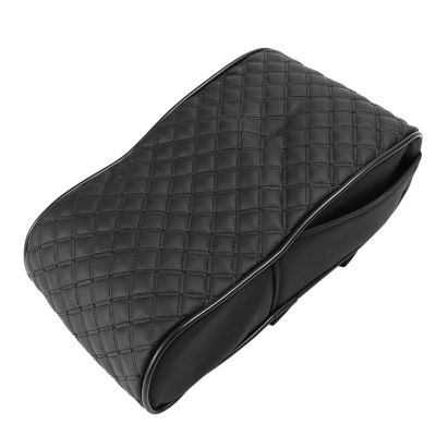 Car Armrest Box Mats Memory Foam Vehicle Arm Rest Box Pads Leather Center Console Covers Styling Interior Accessories