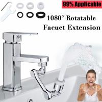 New 99 Universal 1080° Rotary Extender Faucet Aerator Robotic Arm Plastic Splash for Kitchen Washbasin Faucets Bubbler Nozzle