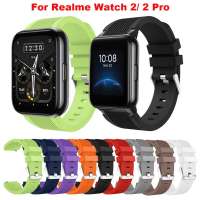 สายนาฬิกา,22มม. สำหรับ Realme Watch 3 /2 / 2 Pro สายรัดข้อมือซิลิโคนสำหรับเปลี่ยนสายรัดข้อมือสำหรับ Realme Watch S/pro Band