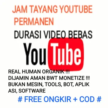 Jual watch time discount youtube