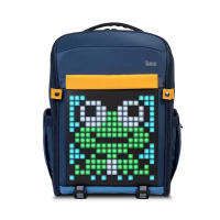 Divoom Backpack S with LED Display DIY Pixel Art Animation Outdoor Waterproof Student Schoolbag Shoulders Bag for Teens Outside Activity Travel Day Trip