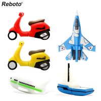 Reboto Cartoon SUV Airplane Boat Motorbike USB Flash Drive Pendrive 4GB 8GB 16GB 32GB 64GB U Disk Memory USB 2.0 USB Stick