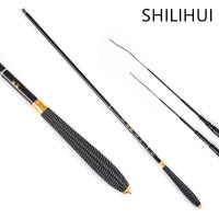 SHILIHUI เบ็ดตกปลาแพลตฟอร์มสนามสั้น27235 2.7เบ็ดตกปลา Joran Pancing Carbon 3.6เมตร