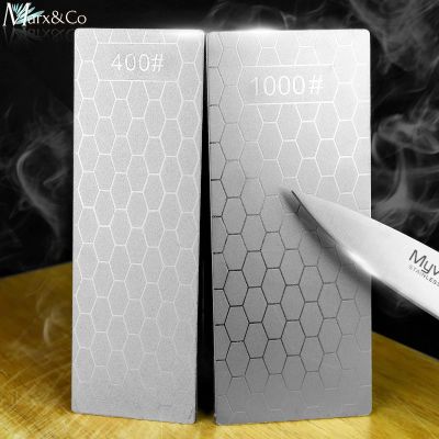 【 Lucky】diamond Sharpening Stone Mesh 400 #1000 # Sharpener Ultra-Thin Honeycomb Surface Whetstone Kitchen Grindstone Tool Set