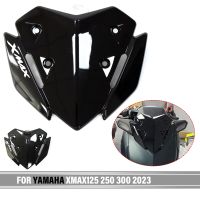 ยร์สำหรับยามาฮ่า XMAX125 XMAX250 XMAX300 2023 XMAX 300กระจกรถจักรยานยนต์ Viser กันสาดรถยนต์กระจกบังลม