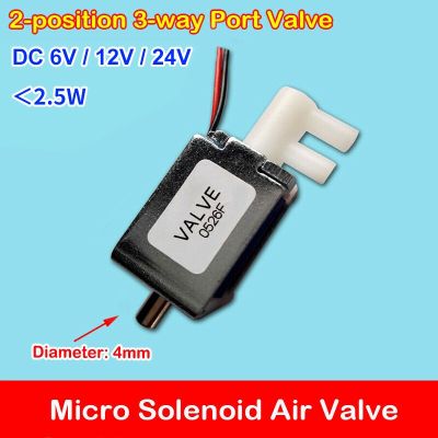 DC 6V 12V 24V Mini Electronic Control Valve Switch Valve Valve Exhaust Micro Solenoid Air Valve 2-position 3-way Solenoid Valve Valves