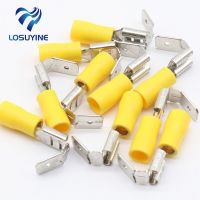 20x Crimping Connectors Piggyback Female Spade Connector Terminals Brass printed with Sn Electrical Circuitry Parts Electrical Circuitry Parts