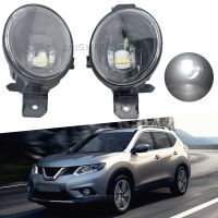 ไฟตัดหมอกแอลอีดี H11 2ชิ้นชุดประกอบไฟตัดหมอกด้านหน้าสำหรับ Nissan X Trail T32 Rogue SUV 2014 2015 2016 2017