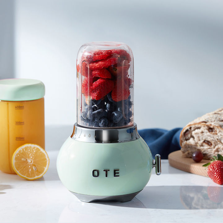 ote-juicer-blender-smoothie-เครื่องปั่นผลไม้-อาหารเสริมเครื่อง-เครื่องปั่นแบบพกพา-รุ่น-ลิตร-กำลังไฟ-300-วัตต์-จำนวน-2-โถ-สามารถใช้เป็นกระบอกน้ำได