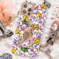 3D เพชรสุนัขจิ้งจอกสุดหรูพลอยเทียมทำด้วยมือเคสใสสำหรับ Samsung โน๊ต20 A51 A71พิเศษ A52 A53 A31 A32 A33 A14 A12 5G Note 10 Plus Note8/9เคสโทรศัพท์ของขวัญ