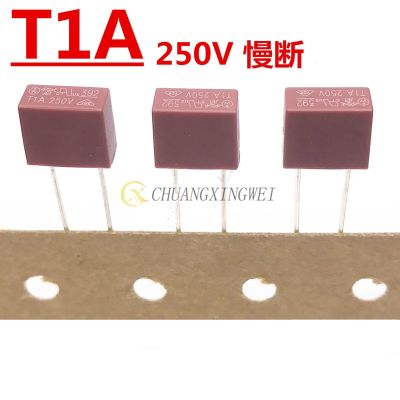 【CW】 100pcs 100 new original 392 square slow current fuse 250V T1A T1000mA