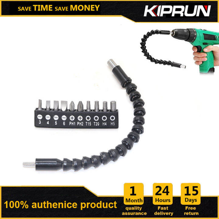 [Ready stock] KIPRUN Snake Drill Bit ScrewDriver Extender Universal