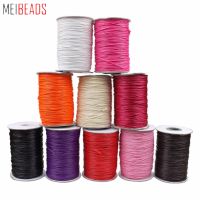 MeiBeads 15m/Roll 1mm Hot Color Beads Jewelry Thread DIY Bracelets Neckline Bracelet with Fashion for Jewelry Accessories