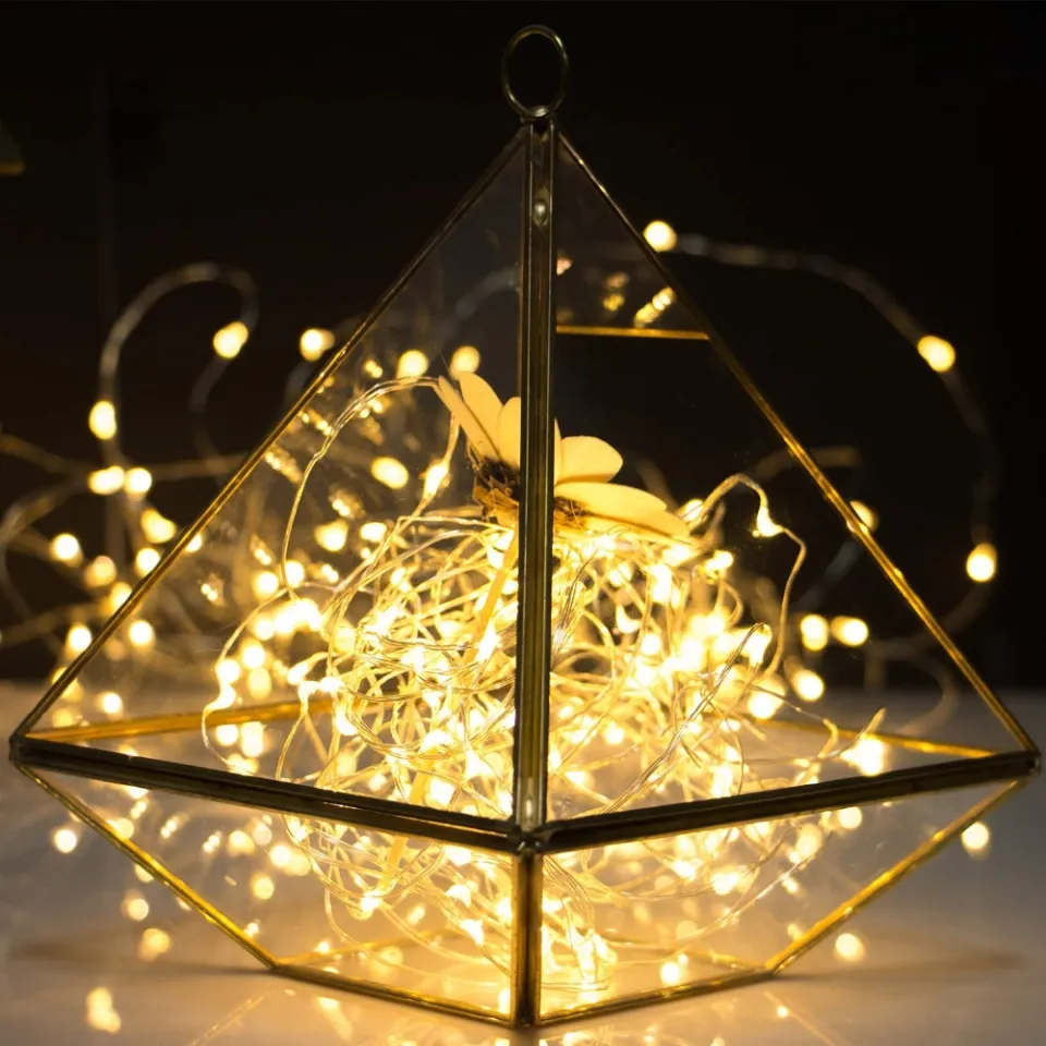 hotx【DT】 Battery Powered Decoration Lights 1M 2M Wire String for ...