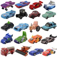 1:55 Pixar Cars ของเล่น Lightning McQueen Jackson Storm The Kings 43 # Diecast โลหะผสมของเล่นเด็กวันเกิดคริสต์มาส Gift