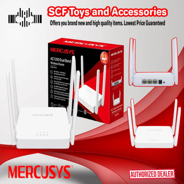 Mercusys Ac10 Dual Band Router English Version | Lazada PH