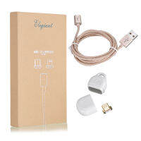 ELEGIANT 1.2เมตรไมโคร USB ชาร์จ + ถ่ายโอนข้อมูลสายเคเบิลแบบยืดหดได้ F แบบถัก