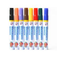 ปากกาไวท์บอร์ด8สีชุดปากกาลบได้สี