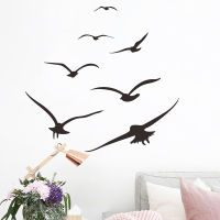 Seagull Silhouette ห้องนอนเด็ก Bird Porch Commercial Wall ตกแต่งสติ๊กเกอร์ติดผนัง Self-Adhesive Room Decor Aesthetic