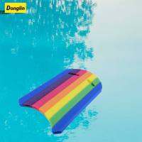 Donglin Water Board Rainbow ว่ายน้ำ Float Board เด็กสระว่ายน้ำ Float การเรียนรู้การฝึกอบรมเอดส์ Kickboard แผ่น Surf Water Safe Tool