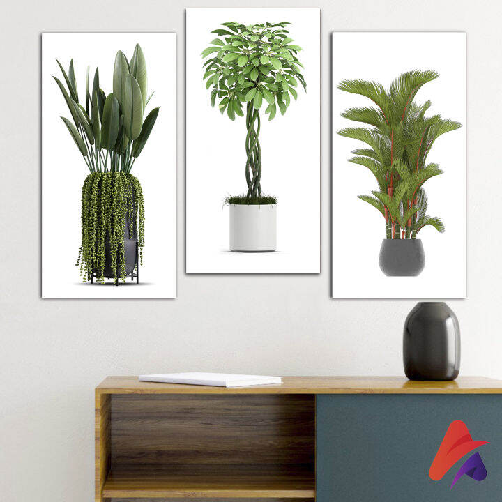 HIASAN DINDING TUMBUHAN PLANT AESTHETIC FLOWER ESTETIK (15X30 CM