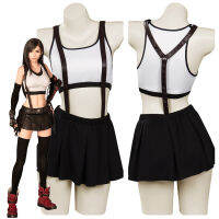 Tifa Lockhart ชุดคอสเพลย์กระโปรงสองชิ้นชุดว่ายน้ำ Halloween Carnival Suit