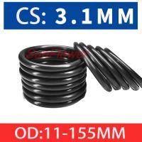 【hot】◕✟◊  100-10pcsBlack O Gasket CS3.1mm OD10   220mm NBR Automobile Nitrile Rubber Round Type Corrosion Resist Washer