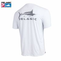 【CC】 Pelagic Fishing Shirt Outdoor Men Short Sleeve T Apparel UPF50 Protection Wear Breathable Hooded Angling Clothing