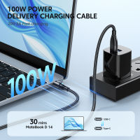 Hot AUFU 100W Magnetic USB Type C สำหรับ Samsung PD 27W Fast Charging Charger สายเคเบิลข้อมูลสำหรับ 14