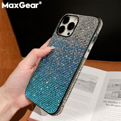 Luxury Gradient Diamond Glitter Bling Phone Case For Samsung Galaxy S22 S21 S20 Ultra S10 Note 10 20 Plus Hard Shockproof Cover