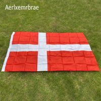 aerlxemrbrae flag 90*150cm The Denmark Flag Polyester Flag 5*3 FT High Quality