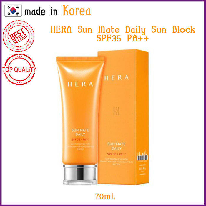 Hera Sun Mate Daily Sun Block Cream Sunscreen SPF35 PA+++ 70mL Made in