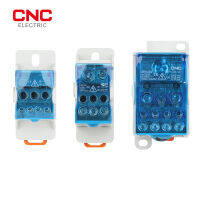 กล่องกระจาย CNC หนึ่งในหลายสายไฟเชื่อมต่อไฟฟ้า Junction Din Rail Terminal Block UKK 80A125A160A250A