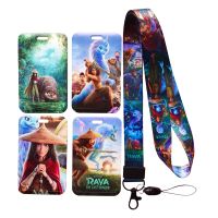 Disney Raya Doctor Nurse Name Card Student Campus Card Hanging Neck Bag Card Holder Lanyard ID Card Case Drop Shipping Card Holders