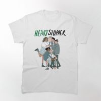 Gay And Lesbian Fans T Shirt Nick And Charlie Heartstopper T Shirt Men Clothing Aesthetic Tee Gildan Spot 100% Cotton