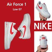 2023 Original （Real shot） A F 1 Low 07 white red sneakers shoes running shoes shoes