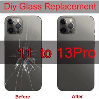 Reparing Battery Cover For Iphone 11 Like 13Pro Diy Back Cover Damaged Glass Rear Window Glass Replacement With 3M Tape 6.1Inch