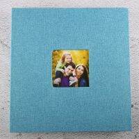 Photo Album Self Adhesive Scrapbook for Wedding/Family/Lovers Linen Cover DIY Gift for Valentines Day Mothers