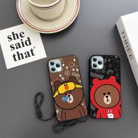 เคส A95 Blackview เคสโทรศัพท์กันกระแทกลายการ์ตูนหมีสีน้ำตาล