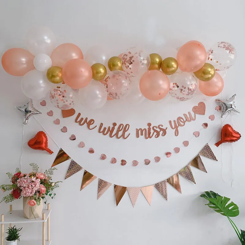Farewell Party Decorations (Blue and White) | Party Corner