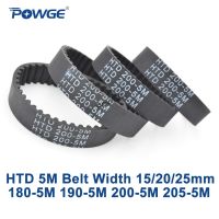 Powge Htd 5M เข็มขัดจับเวลา C = 180/190/200/205ความกว้าง15/20/25Mm ฟัน36 38 40 41 Htd5m สายพานซิงโครนัส180-5M 190-5M 200-5M 205-5ม.