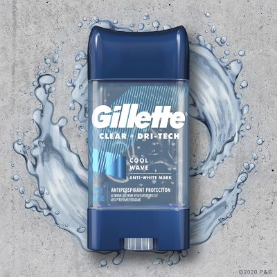 Gillette Gillette เจลดับกลิ่น72ชั่วโมงเจลระงับเหงื่อได้ขจัดกลิ่นตัวแห้งไร้รอยต่อ108กรัม