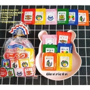 Gia Vị Rắc Cơm Furikake Nội Địa Nhật Cho Bé Ăn Dặm 6 Vị Gồm 30 Gói Nhỏ