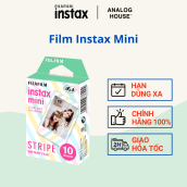 Film Instax Mini FUJIFILM - Viền Stripe - Date xa 2023-2024