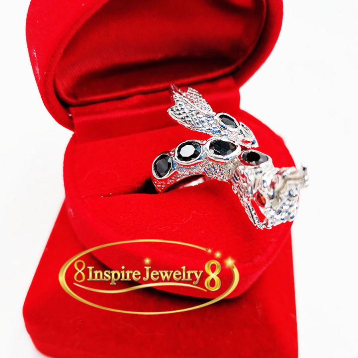 inspire-jewelry-แหวนฝังพลอยตามแบบเท่านั้น-มีให้เลือกคือ-แหวนกังหันล้อมเพชรสามชั้น-แหวนพลอยนิลล้อม-แหวนพญานาคฝังพลอยนิล-แหวนพลอยทับทิม